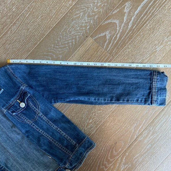 Cherokee Distressed Denim Jacket | Blue | L - Picture 7 of 7